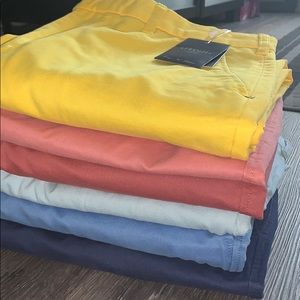 Five pairs of Charles Tyrwhitt Slim Chinos 34W 32L